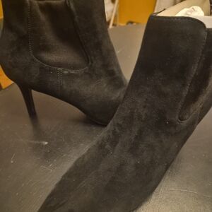 Alfani Black Suede Heeled Boots